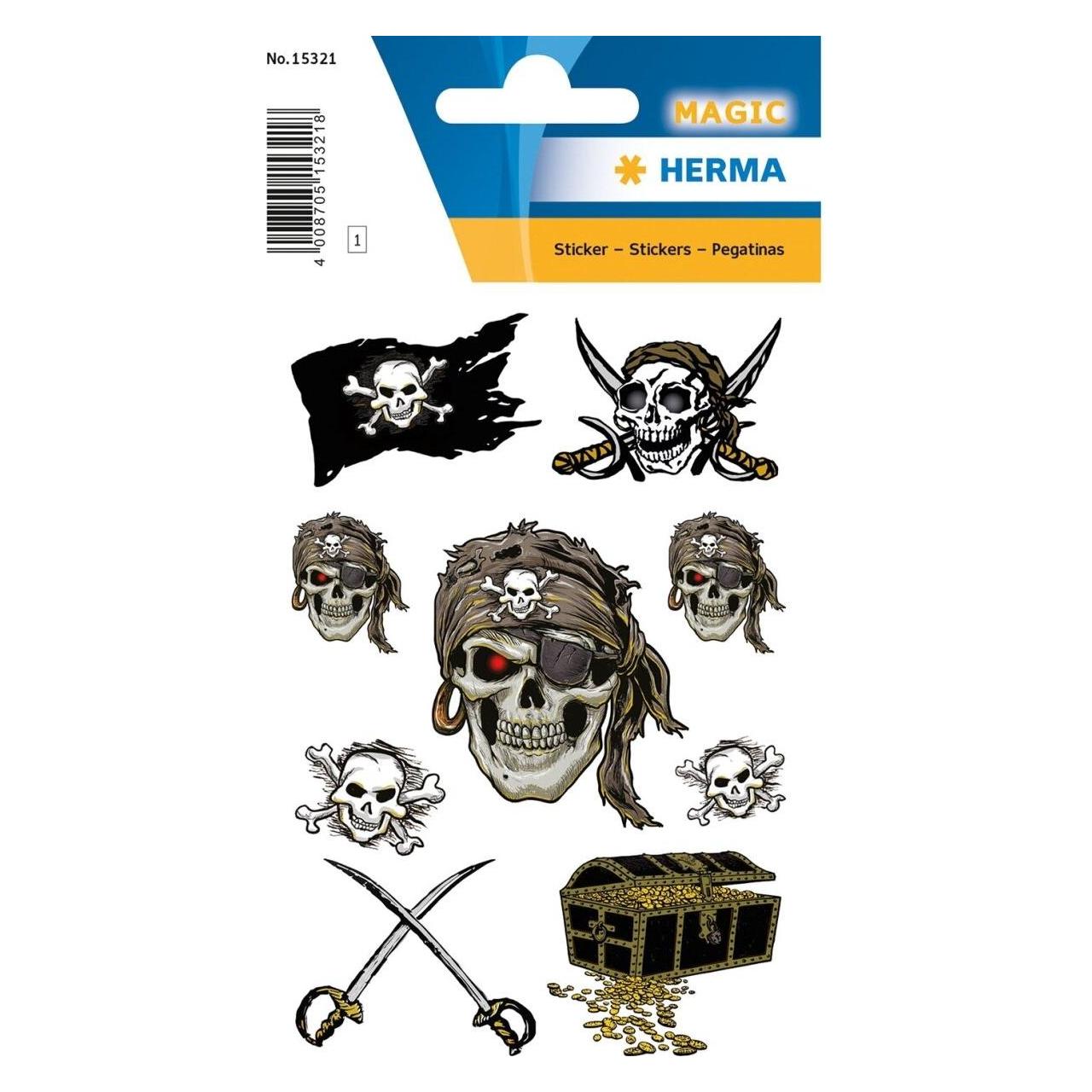 Herma Sticker Piraten (9 Sticker) (15321)