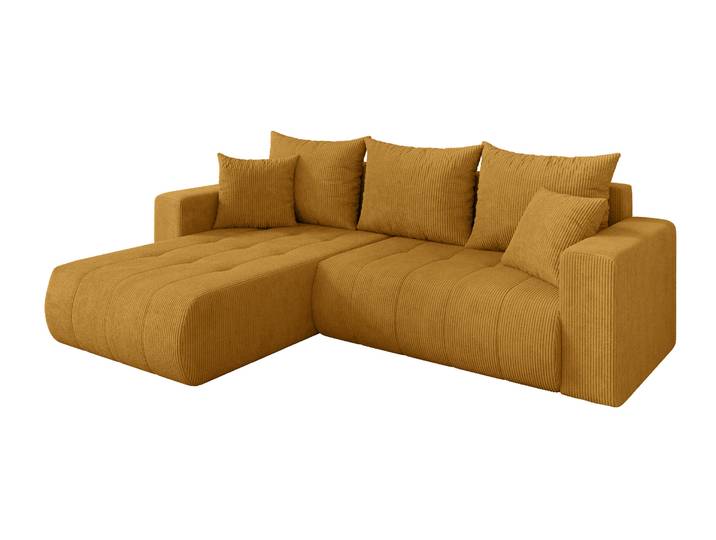 Ecksofa MILA-L Senfgelb - Poso 42