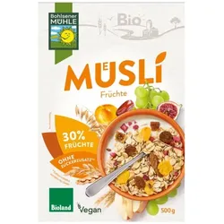 Bohlsener Mühle Früchte Müsli bio