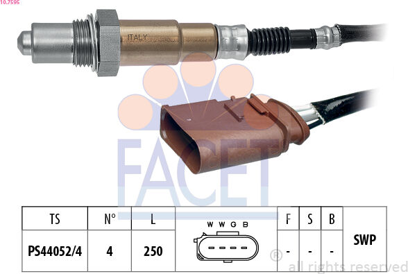 Facet Lambdasonde 10.7595 Für Vw