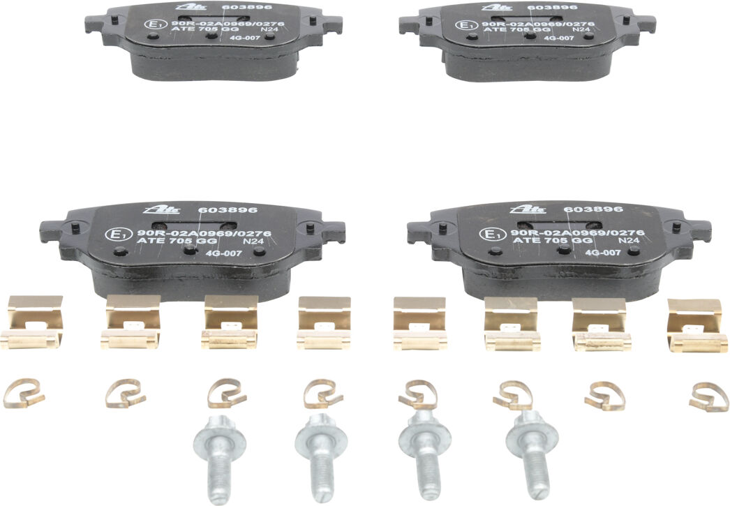 Ate Bremsbelagsatz, Scheibenbremse Bremsbelagsatz 13.0460-3896.2 Für Vaughall Toyota