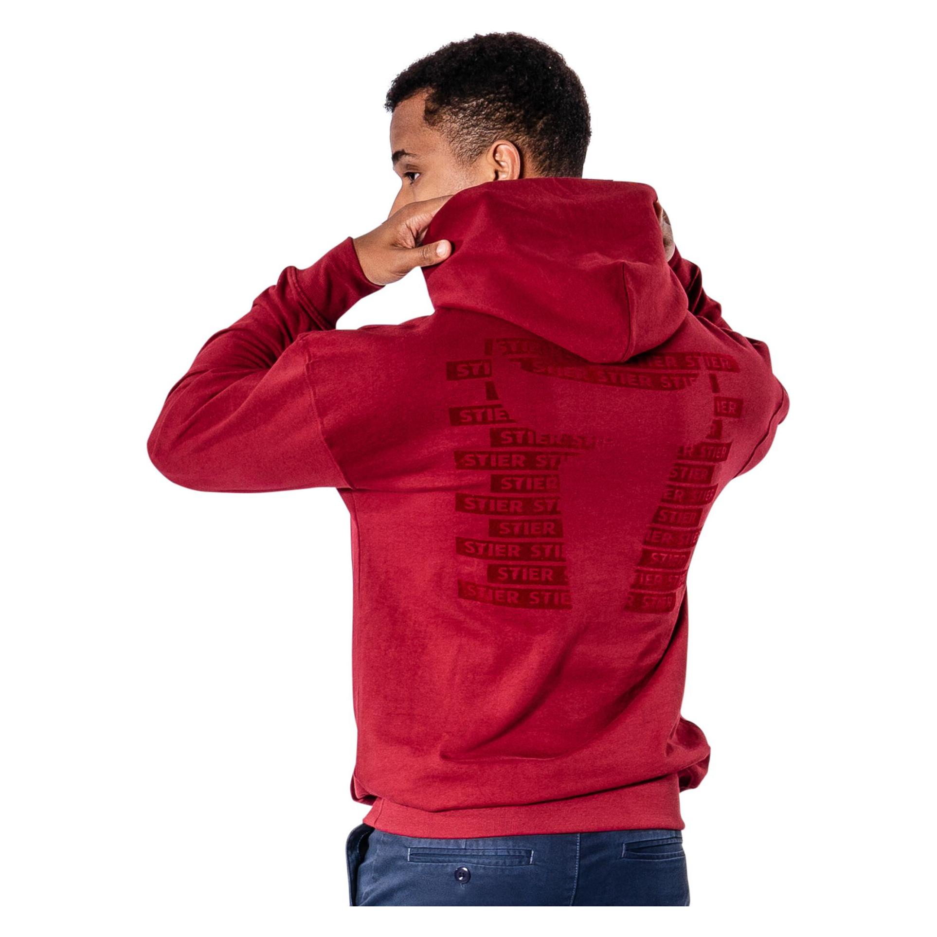 Stier Hoodie M Deep Red (M) (74344389)