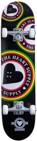 Skateboard Komplettboard Heart Supply Orbit Logo (7.75" - Schwarz/Weiß/Rot)