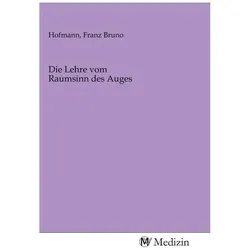 Die Lehre vom Raumsinn des Auges, Sachbücher