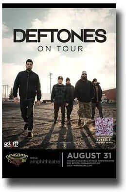 Uplift Essentials "Deftones ""Around The Fur"" Album Poster Alt Metal Music Mural Wall Art Retro Aesthetic Home Decoration style 7 12x16 In"