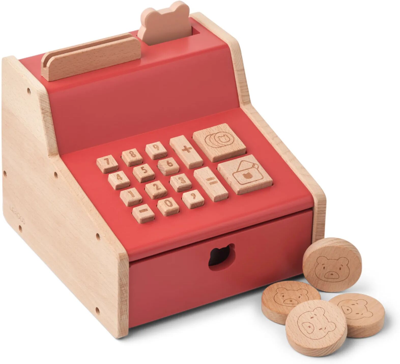 Liewood Caisse enregistreuse en bois Rouge taille unique