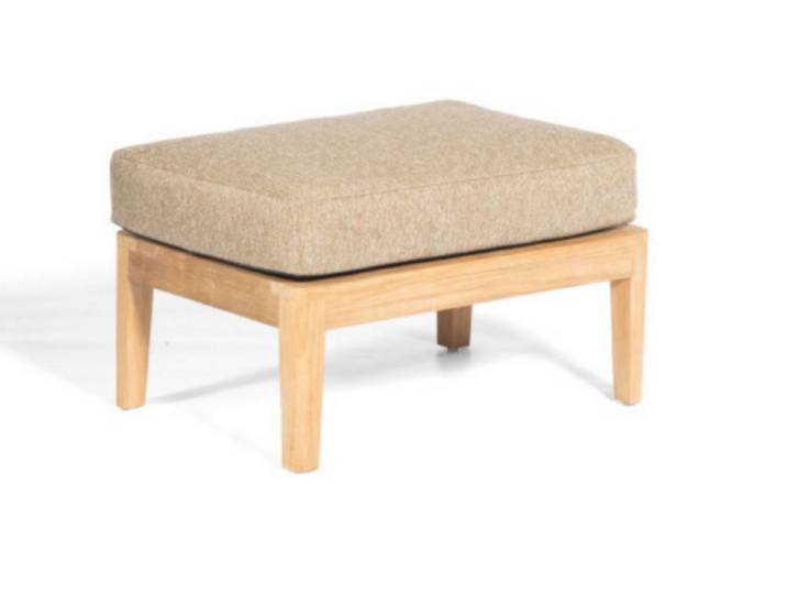 SonnenPartner Fußhocker Hocker CHEYENNE Teakholz / Textilene