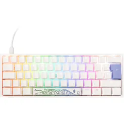 Ducky One 2 Pro Mini (DE, Kabelgebunden), Tastatur, Weiss
