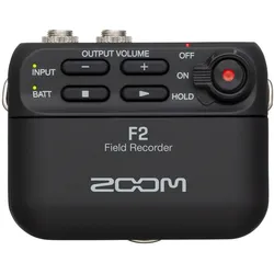 Zoom F2 (Handheld), Audiorecorder, Schwarz
