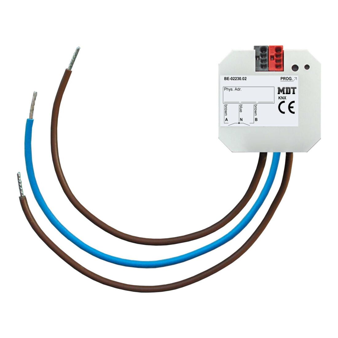 MDT technologies Tasterschnittstelle 2-fach UP, 230VAC BE-02230.02)
