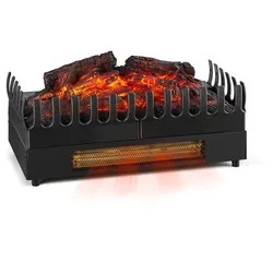 Kamini FX Elektrischer Kamin Kamineinsatz 1000/2000W 2W LED schwarz