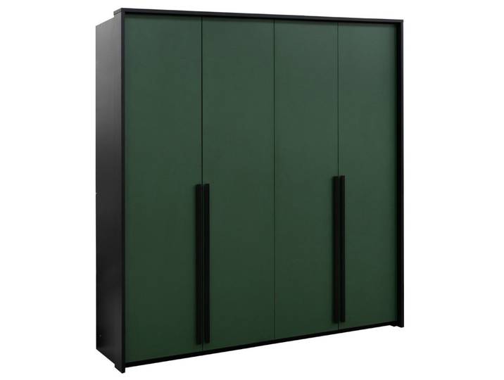 Compleo Kleiderschrank Drehtürenschrank, geräumige Garderobe, Modern design, GOLDAS