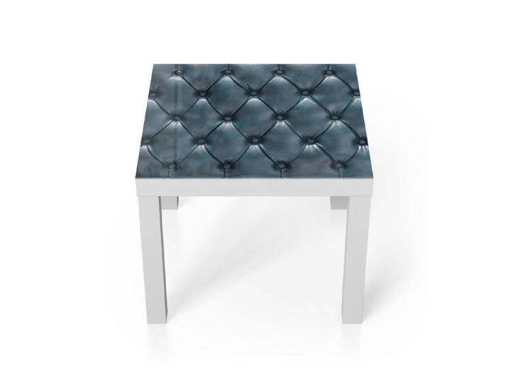 DEQORI Couchtisch 'Elegantes Chesterfield', Glas Beistelltisch Glastisch modern