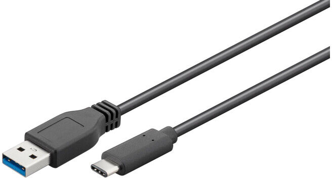 Goobay Câble USB 3.0 SuperSpeed 1 m, noir 67890 (67890)