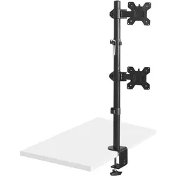 Maclean TV Mount 13-27 inches MC-966 (Tisch, 27", 9 kg), Monitor Halterung, Schwarz