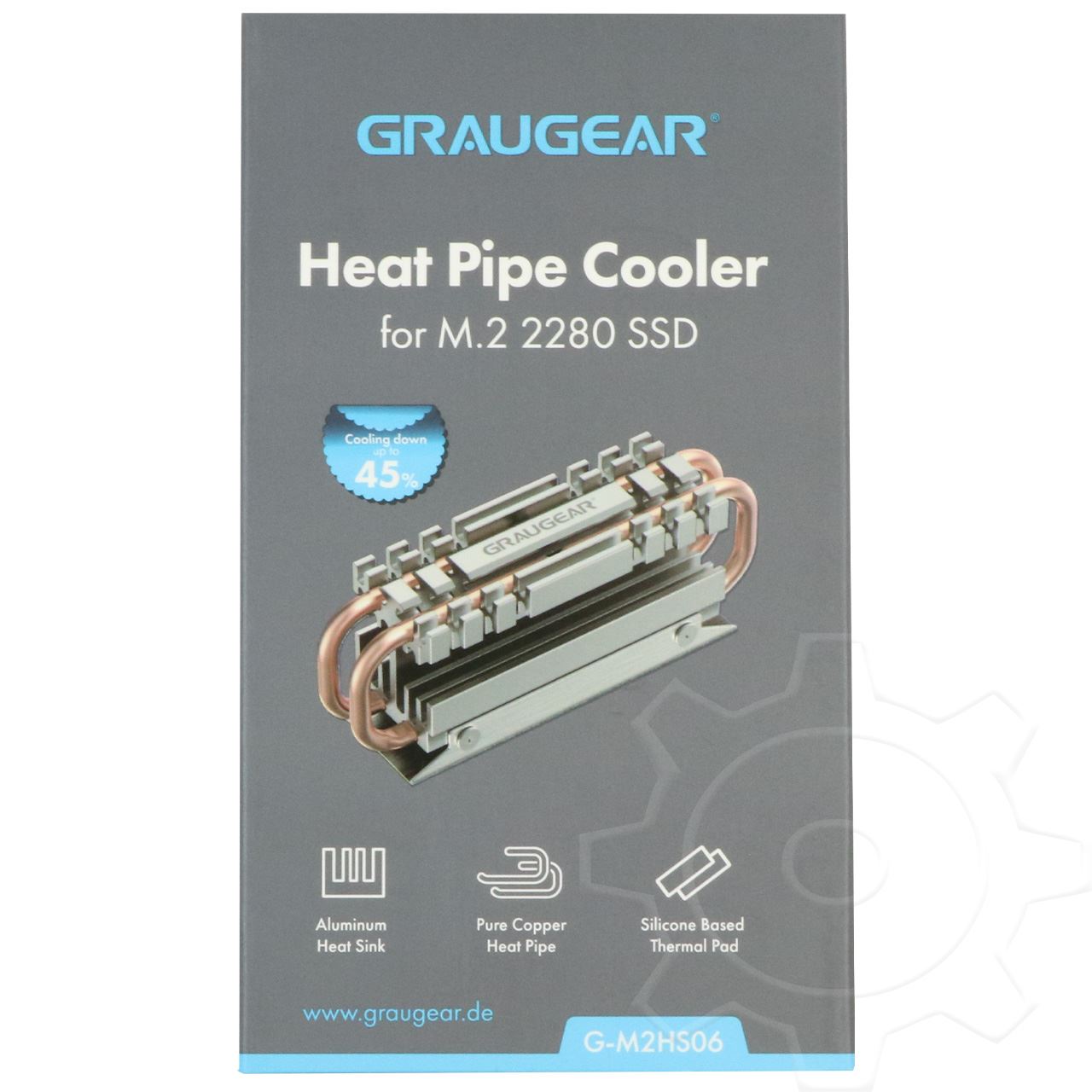 GrauGear Kühlkörper SSD M.2 2280 retail