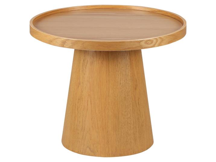 Xora Beistelltisch, Eiche, Holz, Eiche, furniert, rund, konisch, 50x41x50 cm, Wohnzimmer, Wohnzimmertische, Beistelltische