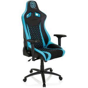 hJh-OFFICE Gaming-Stuhl GAMEBREAKER SX 04, 734232, türkis / schwarz, Stoff / Kunstleder, belastbar bis 120 kg