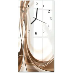 WANDUHR aus Glas 30x60 cm - Muster