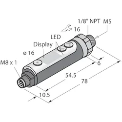 Turck Drucksensor PK01VRP142UP8XV1141