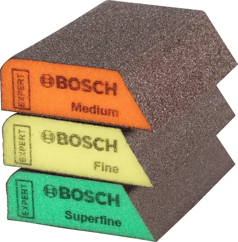 Bosch Accessories 2608621924 EXPERT Flex S473 Schaumstoff-Schleifteller, 98 x 120 x 13 mm, medium