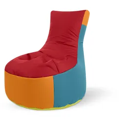 Sitzsack SWING HARLEKIN (BHT 65x90x95 cm) - grün - BHT 65x90x95 cm