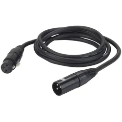 DAP-Audio Fl09 Dmx/Aes-Ebu Xlr/M 3 p. Xlr/F 3 p. (6 m, XLR Kabel), Audiokabel