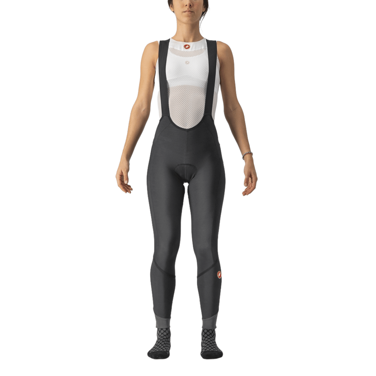 Calções de ciclismo Castelli Velocissima Dt Black Woman, Tamanho M Mulher