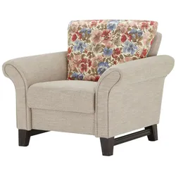 Sessel   ¦ beige ¦ Maße (cm): B: 102 H: 92 T: 92.0