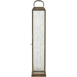 House Nordic Laterne Herslev, 12x12x60 cm, Messinglook