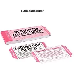 Legami Block 24 Gutschein Heart