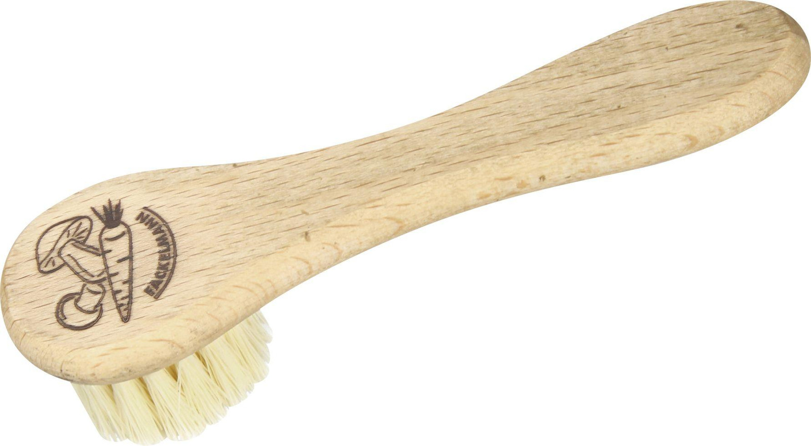 Fackelmann Eco groenteborstel van beukenhout