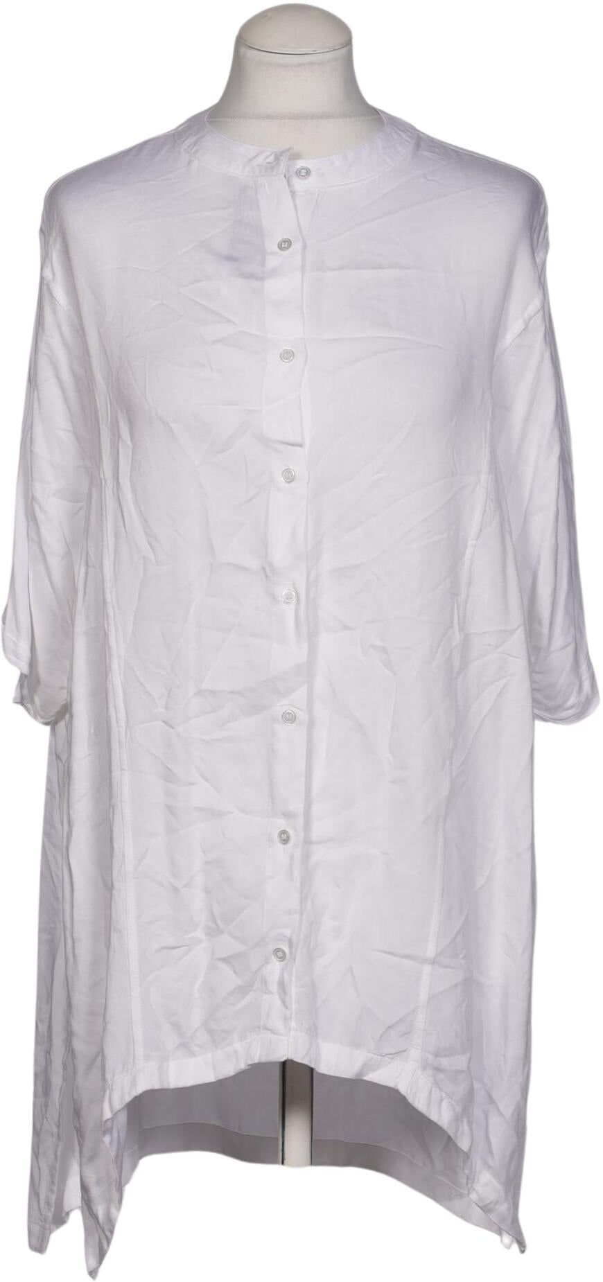 Karo Kauer Damen Bluse, Weiß, Gr. S, Viskose - Second Hand