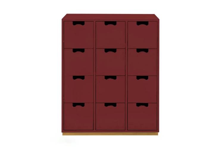 Asplund Commode Snö B Brown red