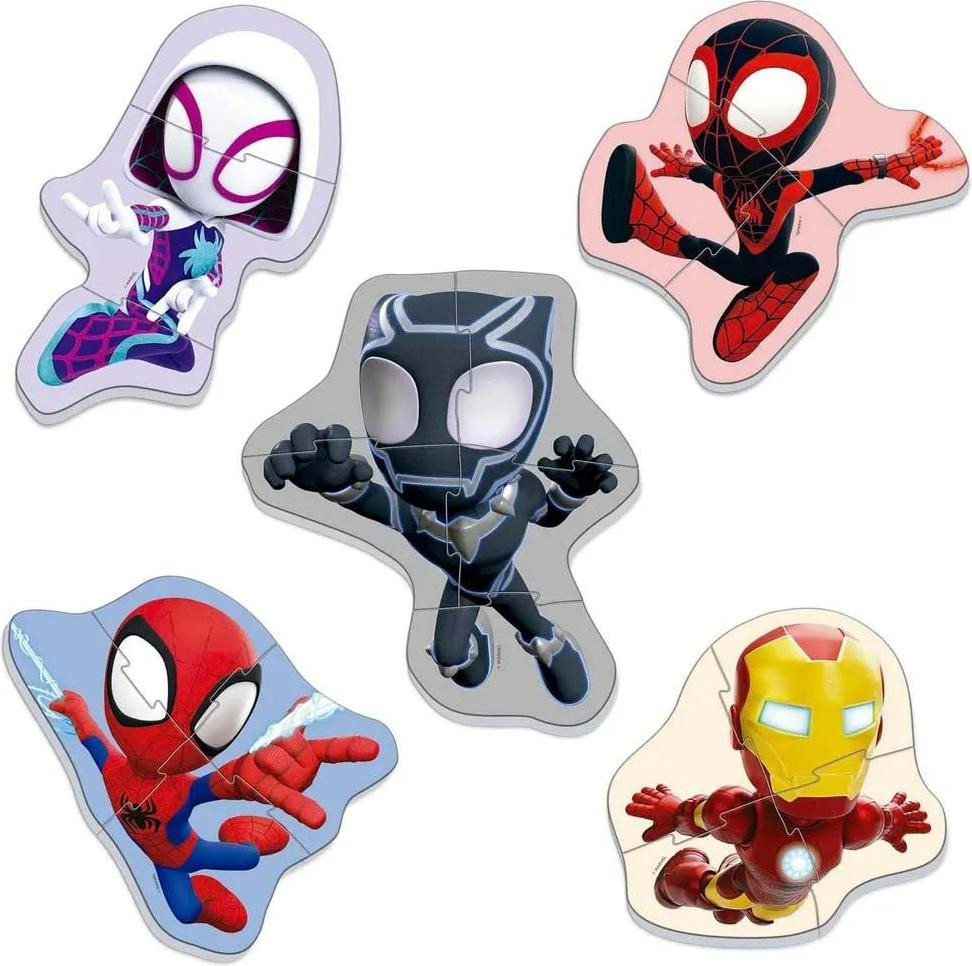 Educa Puzzle Baby Spidey en zijn fantastische vrienden 5-in-1 (3-5 stukjes)