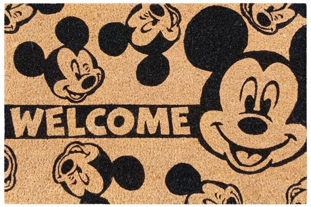 Deurmat Mickey Mouse Welcome voor volwassenen