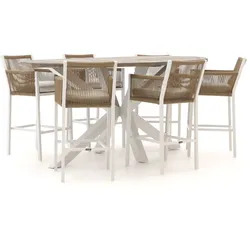 Manifesto Rivola/ROUGH-Y Ellips 240 cm Gartenbar-Set 7-teilig