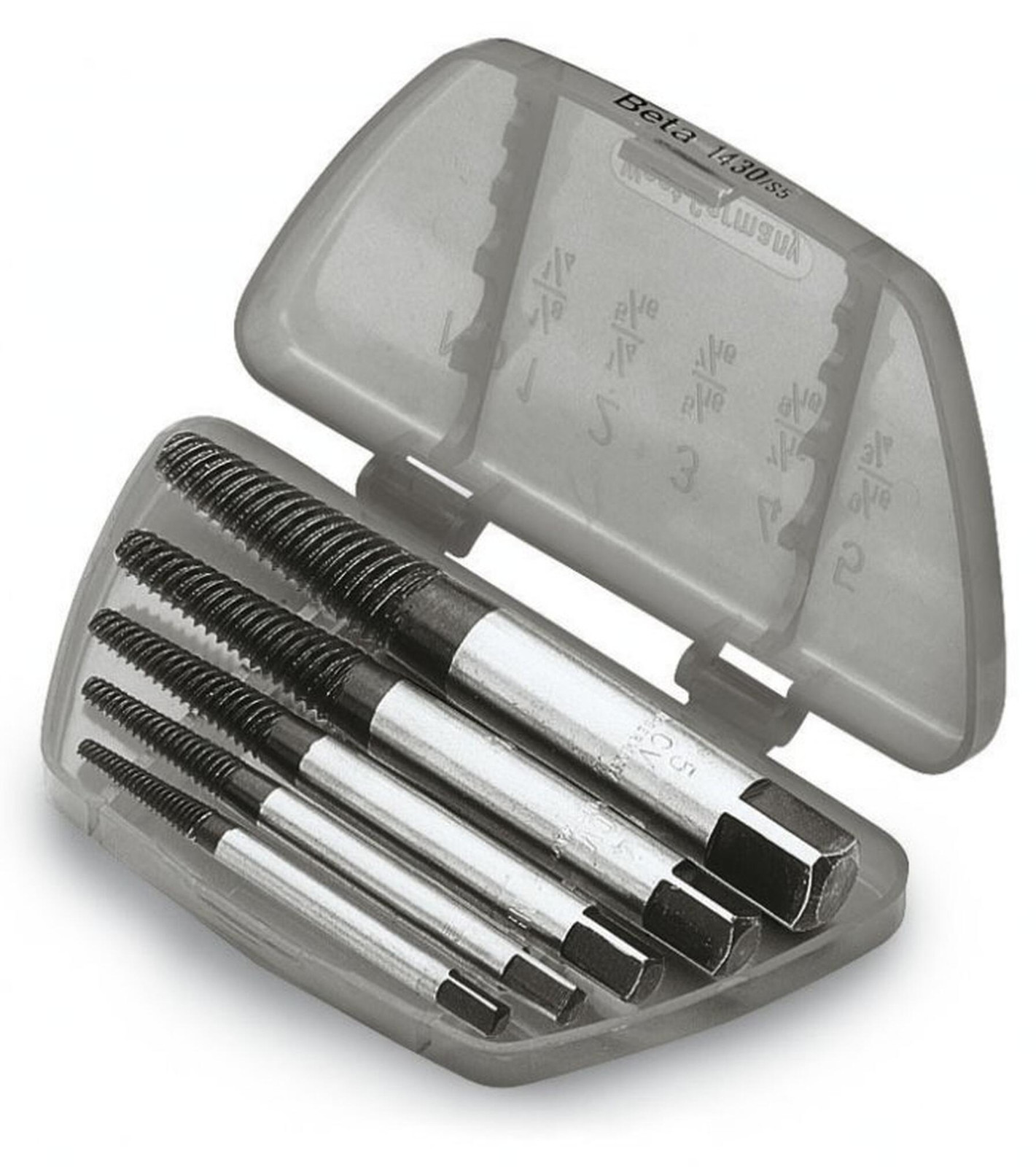 Beta Tools 5-delige set schroefverwijderaars model 1430/S5 van staal