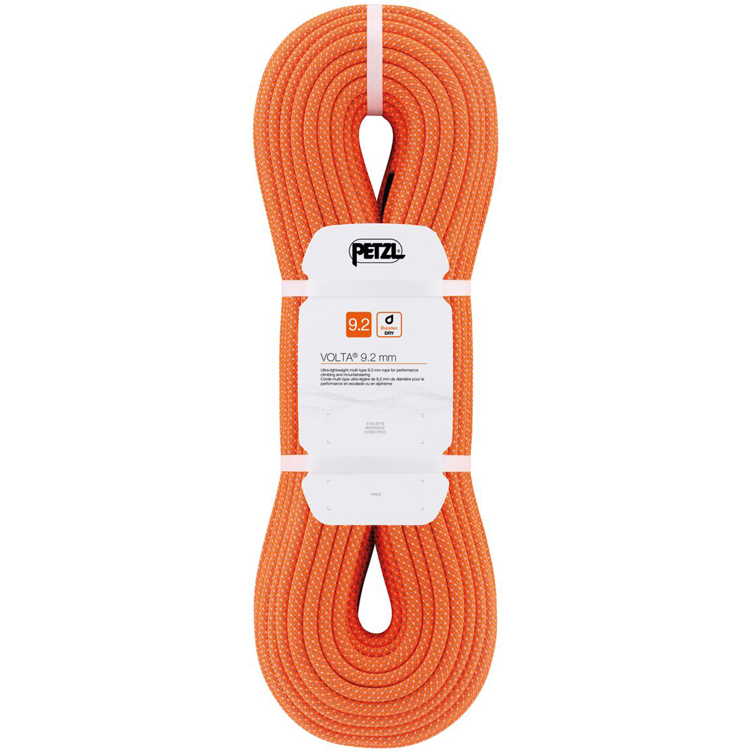 Petzl Volta 9.2 Kletterseil Kletterseile orange Größe 50M Alpinklettern | Sportklettern