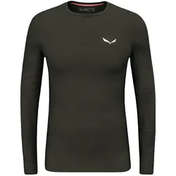Salewa, Herren, Funktionsshirt, Cristallo Warm Alpine Merino Responsive Langarm Baselayer (48, M), Grün