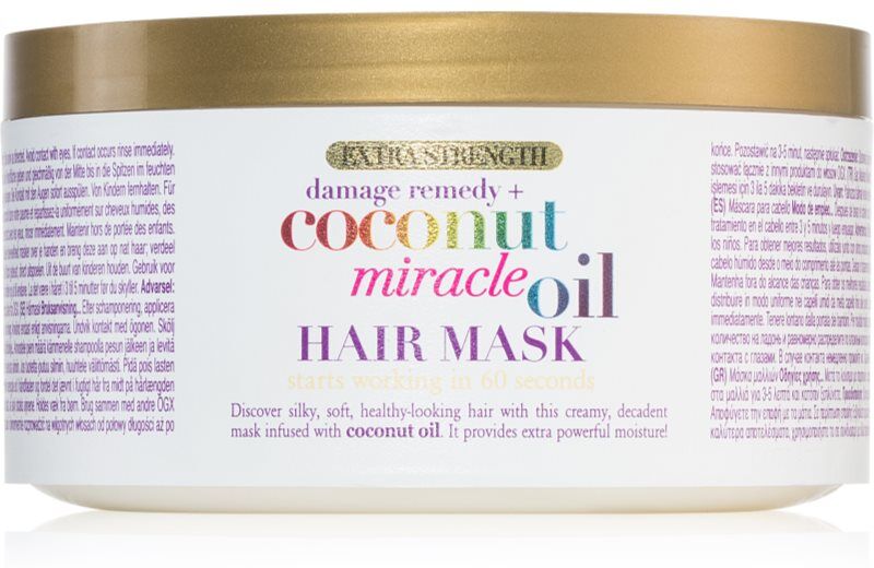 OGX Coconut Miracle Oil Tiefenwirksame Haarmaske mit Kokosöl 300 ml