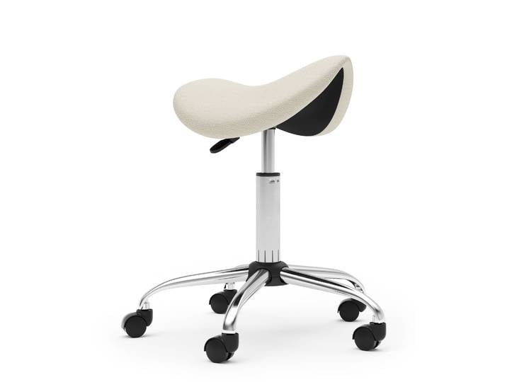 Sattelhocker Drehstuhl beige