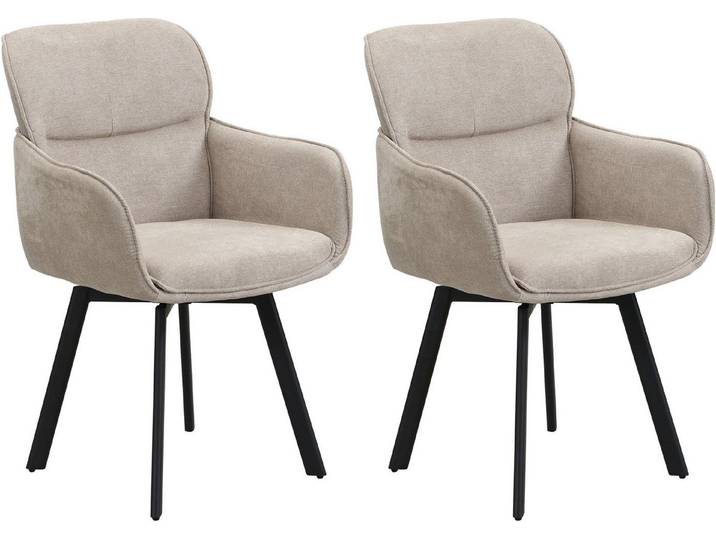 byLIVING Esszimmerstuhl Rico (Set, 2 St), 360 Grad drehbar in verschiedenen Farben erhältlich