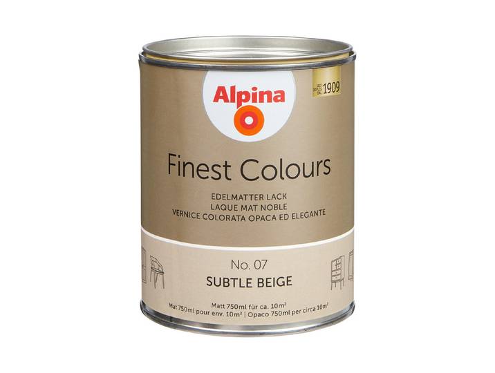 Alpina Lack Finest Colours Subtle Beige 0.75 l Matt