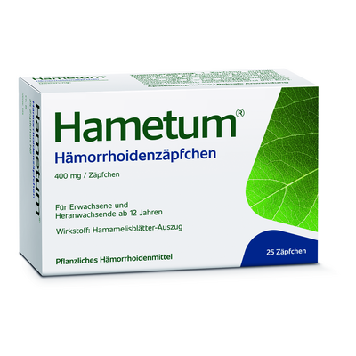 Dr.Willmar Schwabe GmbH & Co.KG HAMETUM Hämorrhoiden Zäpfchen 25 St 07619576