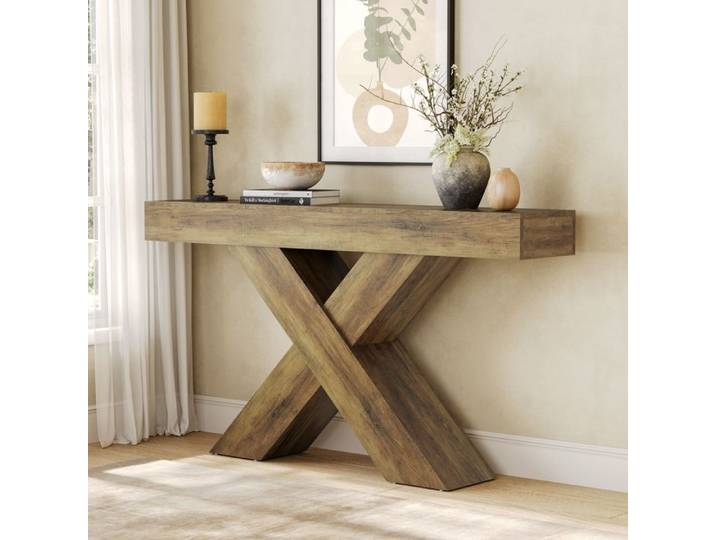 Console d'entrée - LITTLE TREE - Little Tree - Bois massif - 140x30x85 cm - Brun