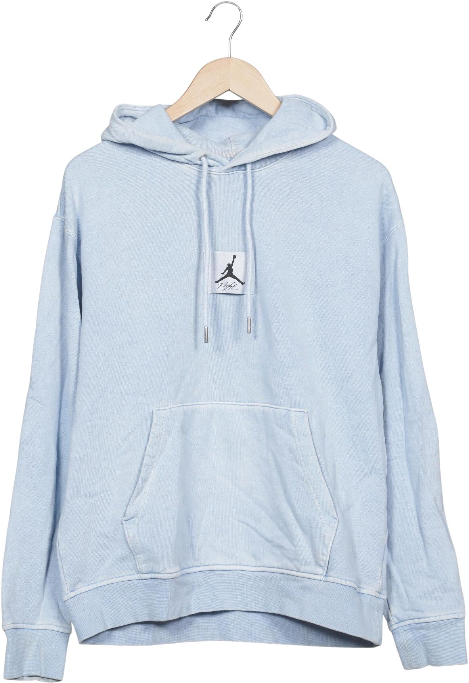 Jordan Sportswear Herren Kapuzenpullover, Hellblau, Gr. M, Baumwolle - Second Hand