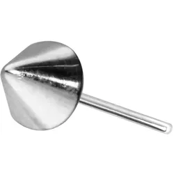 14 Karat Gold Aufsatz mit Titan Push Pin SPITZE