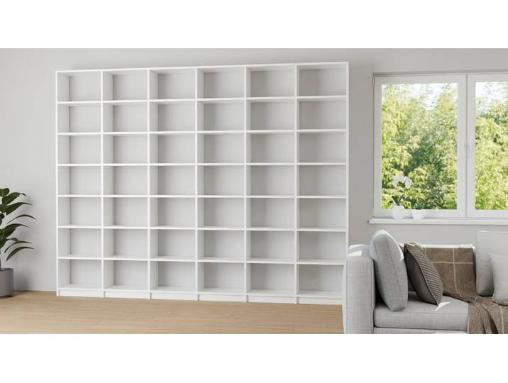 Bibliothek gestalten MDF Beschichtet MDF Weiß matt