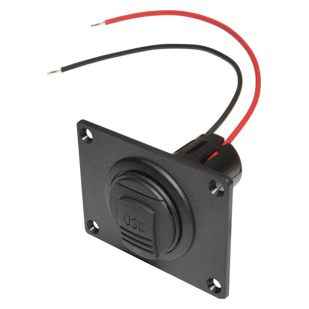 ProCar Power USB Einbausteckdose Montageplatte und Deckel (67332601)
